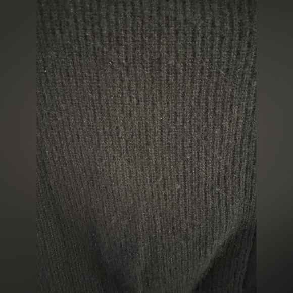 Quince Cashmere Oversized Boyfriend Cardigan Sweater in black size L - Picture 13 of 15